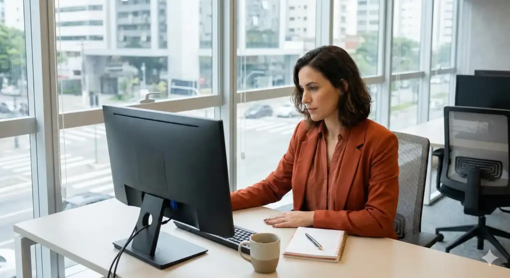 Profissional de RH planejando os impactos dos feriados 2026 no calendário anual para o setor de Recursos Humanos e Departamento Pessoal.