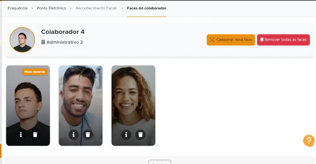 reconhecimento facial colaborador ponto eletronico Melhorias de janeiro: mais eficiência para RH e DP
