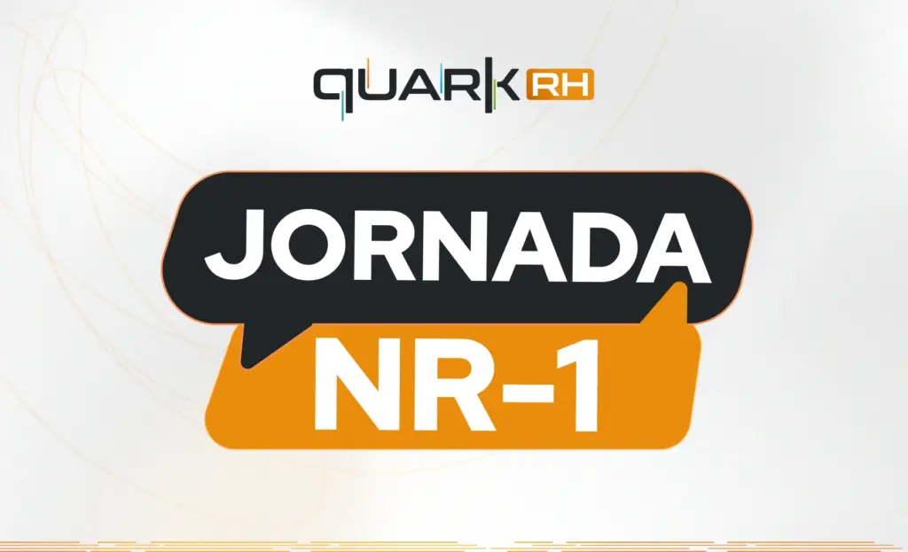 Material gratuito Jornada NR-1 com a marca Quark e o destaque “Jornada NR-1” no layout de capa, com selo e números “NR-1” em destaque sobre fundo claro com linhas decorativas.