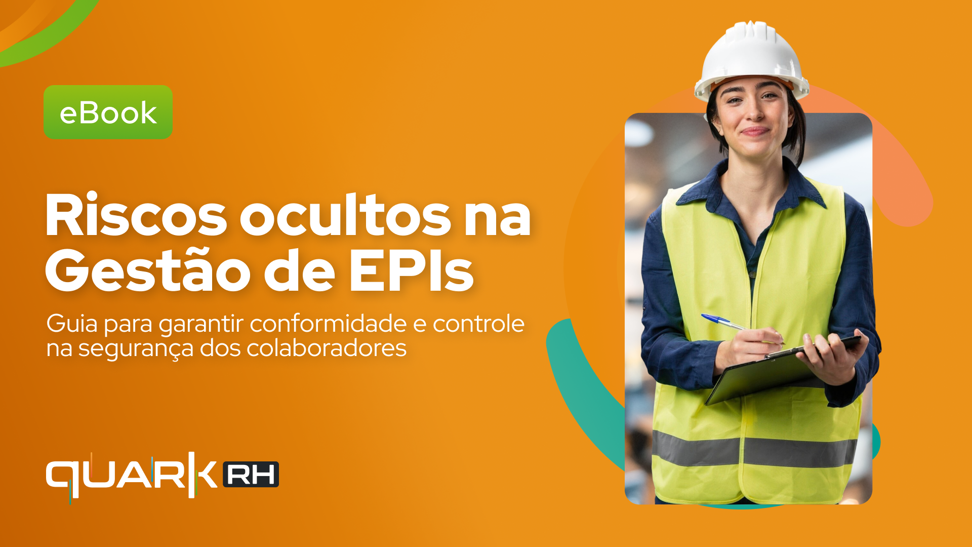 profissional mulher pensando sobre o E-Book riscos ocultos na gestão de EPIs