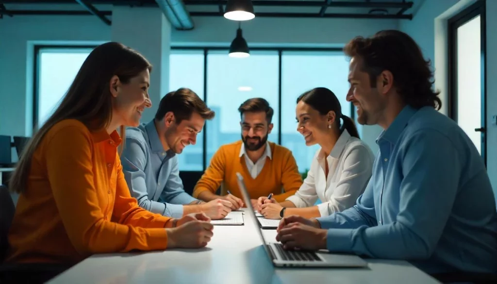 reuniao de negocios equipe colaborativa 1 Liderança em RH: desafios e tendências para 2025