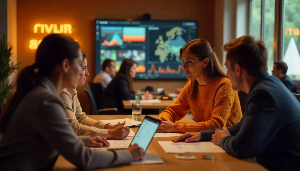 reuniao negocios espaco coworking analise mercado Liderança em RH: desafios e tendências para 2025