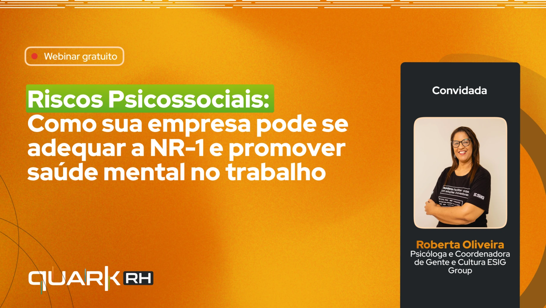 banner chamando equipes para o webinar riscos psicossociais nova nr-1