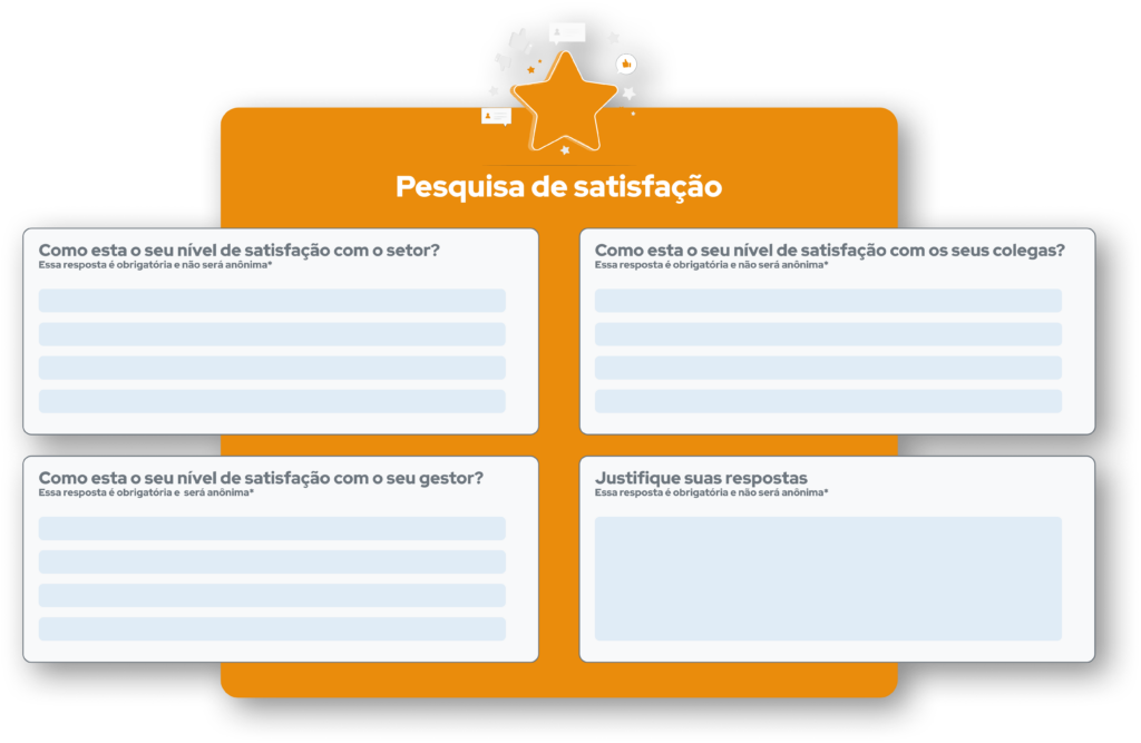 wireframe pesquisa satisfacao Recursos Humanos