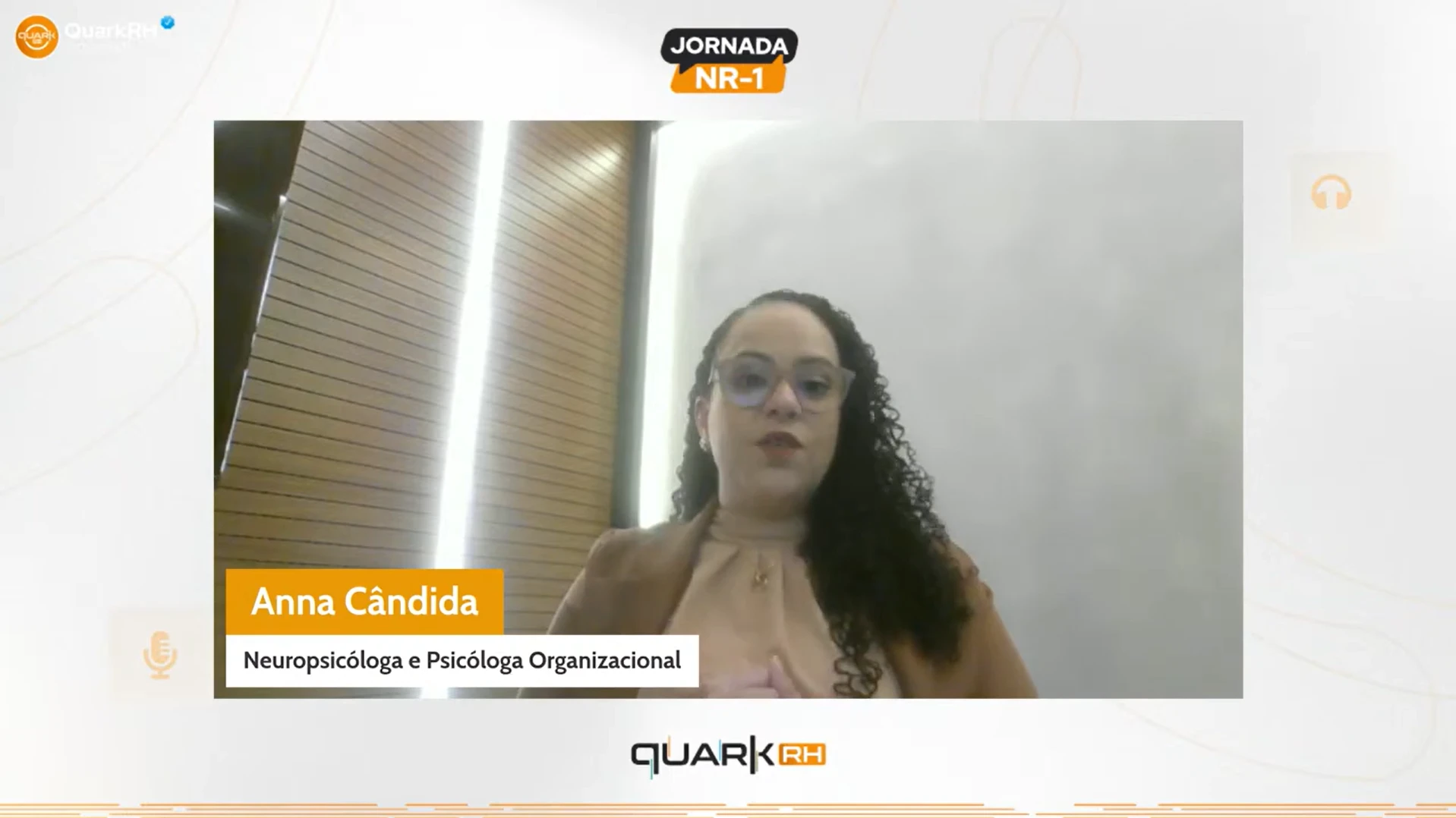 Anna Cândida, neuropsicóloga e psicóloga organizacional, apresenta os principais insights do último webinar da Jornada NR-1.