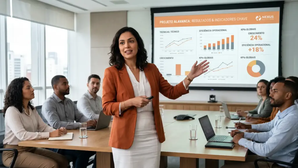 reuniao de negocios apresentacao de graficos indicadores de desempenho O que é hard skills, importância e exemplos