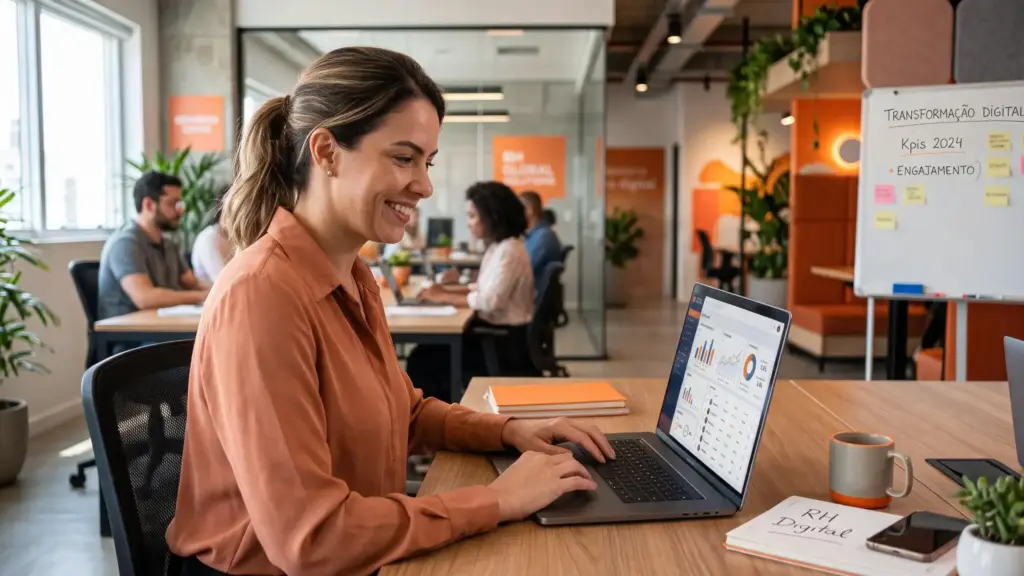aviso previo trabalhado profissional trabalhando em escritorio com notebook e graficos Aviso prévio trabalhado: regras, cálculo e direitos