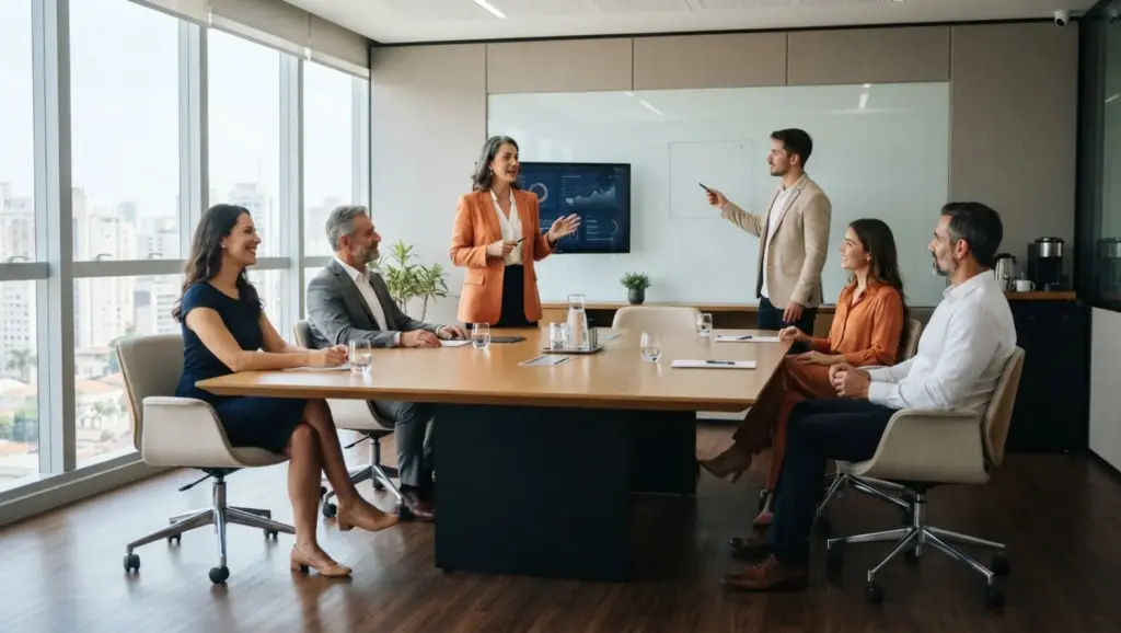 nr 12 equipe reuniao corporativa apresentacao NR-12: o que diz a norma e como aplicar na empresa